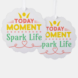 Adorno De Papel Hoy, momento, vida de chispa