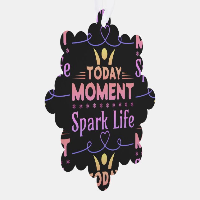 Adorno De Papel Hoy, momento, vida de chispa (Derecha)