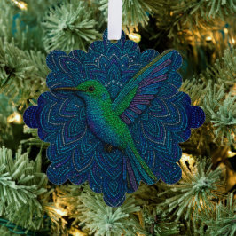 Adorno De Papel Hummingbird Ornament
