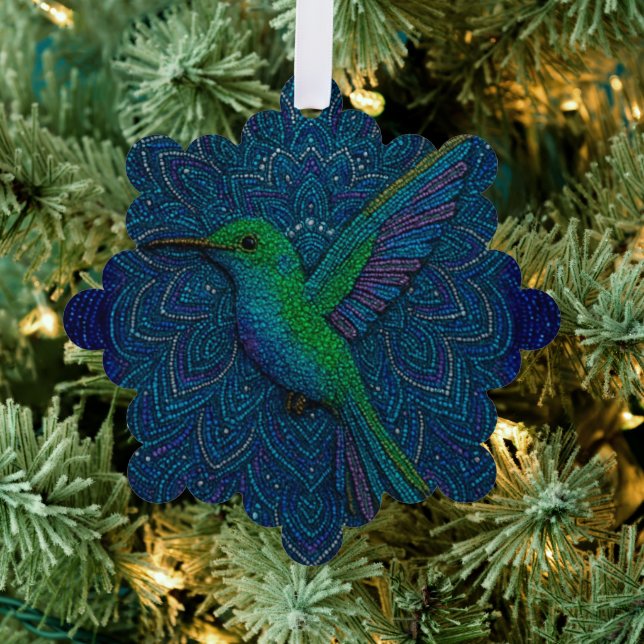 Adorno De Papel Hummingbird Ornament (Insitu (árbol))