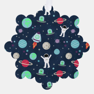 Adorno De Papel Ilustración de patrón espacial