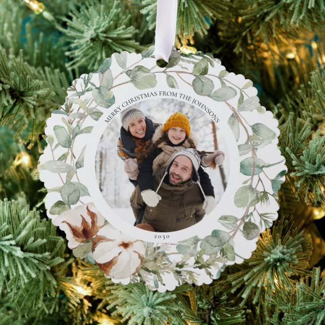 Adorno De Papel Invierno de algodón de moda Feliz Navidad Foto Wre (Insitu (árbol))