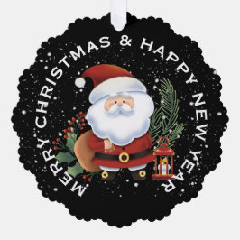 ADORNO DE PAPEL JOLLY SANTA , NAVIDADES PERSONALIZADOS