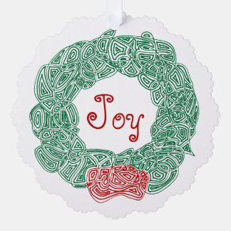 Adorno De Papel Joy Wreath
