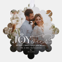 Adorno De Papel Joyous Diamond Ring Monogram Classic Wedding 