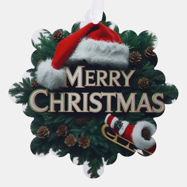 Adorno De Papel Juego de ornamentos para copos de nieve de papel - (Anverso)