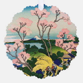 Adorno De Papel Katsushika Hokusai - Gotenyama, Tokaido, Shinagawa