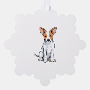 Adorno De Papel Kawaii Basenji Puppy