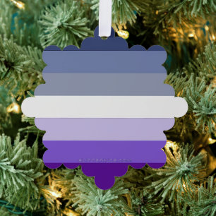 Adorno De Papel La bandera del orgullo lésbico carnicero de Slippe