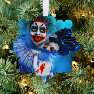 Adorno De Papel La figura siniestra de payaso de Halloween de Slip