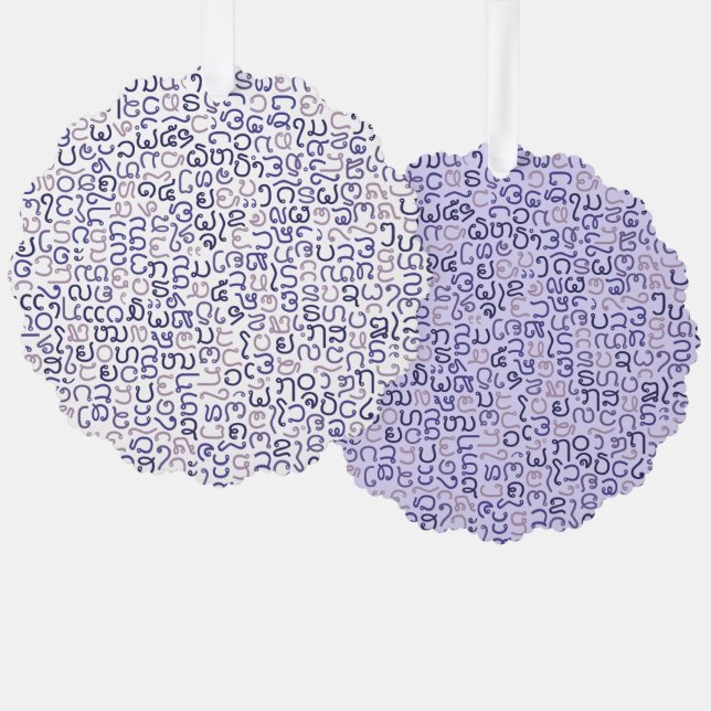 Adorno De Papel Laos (Anverso/Reverso)