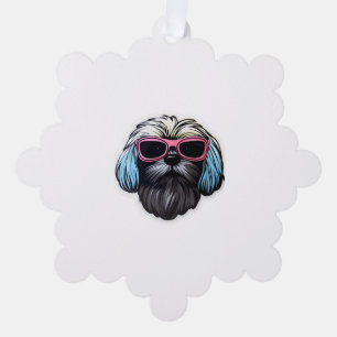 Adorno De Papel Lhasa Apso en Guay Gafas de sol camiseta clásica
