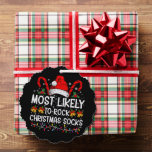 Adorno De Papel Lo Más Probable Es Que Los Navidades De Rock Tomen<br><div class="desc">Lo Más Probable Es Que Los Navidades De Rock Tomen Noches Graciosos</div>