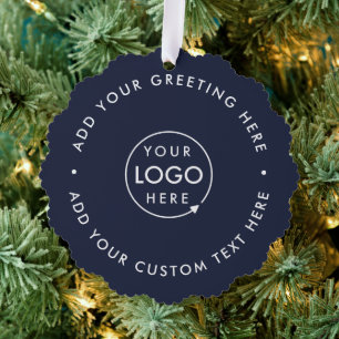 Adorno De Papel Logotipo comercial Navidades corporativos de Nav