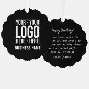 Adorno De Papel Logotipo Empresarial Personalizado Empresa Corpora