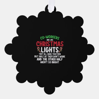 Adorno De Papel Los Coworkers Son Como Las Luces Navidades