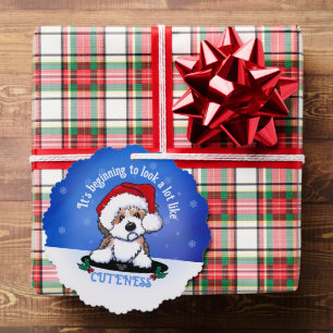 Adorno De Papel Los Navidades de KiniArt Havanese