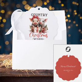 Adorno De Papel Los Navidades de los países rusos quieren un cerdo