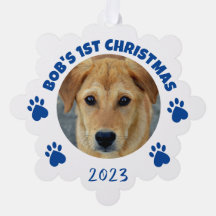 Los primeros Navidades de perro personalizados