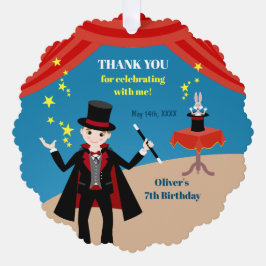 Adorno De Papel Magician Boy Show Birday Party