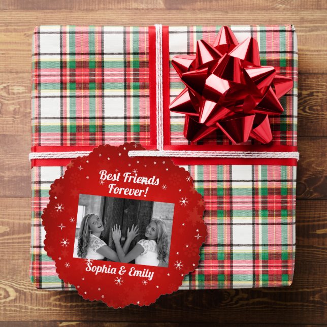 Adorno De Papel Mejor Amigos Besties BFF Añadir Nombres de Fotogra (Insitu (Regalo))