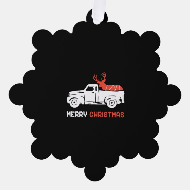 ADORNO DE PAPEL MERRY CHRISTMAS (Anverso)