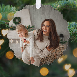 Adorno De Papel Merry y Bright | Moderna y elegante foto de Navida