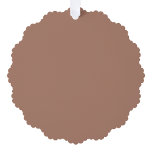 Adorno De Papel Mocha Mousse Color Elegante Elegante Elegante<br><div class="desc">Color sólido de la mousse de Mocha limpio | Colores marrones | Diseño clásico y sencillo | Producto elegante y Minimalista | Celan Trendy Colors | Elegante y de moda | Diseño profesional</div>