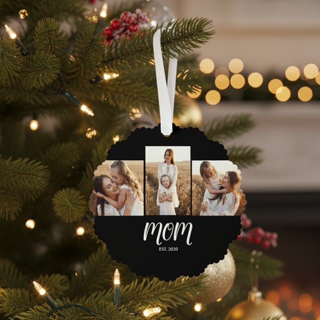 Adorno De Papel Mom Established Modern Script Black 3 Photo (Subido por el creador)