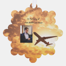 Adorno De Papel Monumento a la celebración del piloto de aviones K