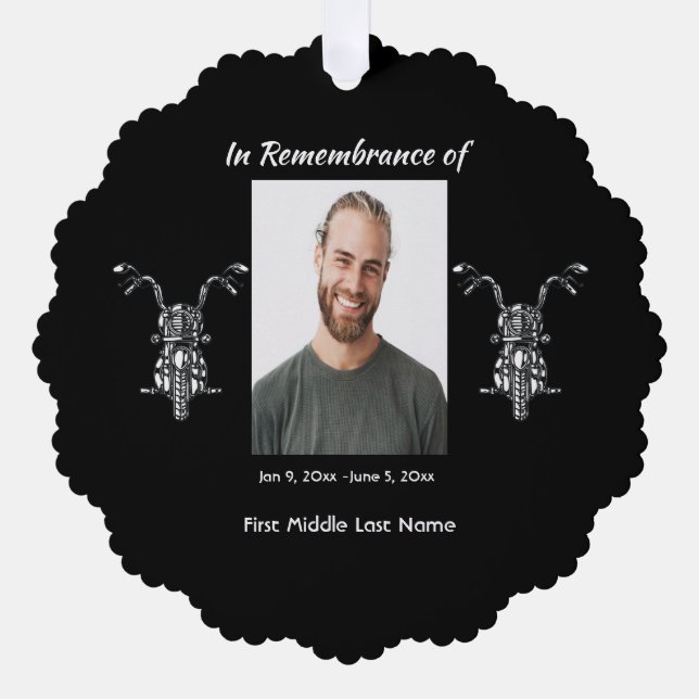 Adorno De Papel Monumento conmemorativo para motocicletas (Anverso)