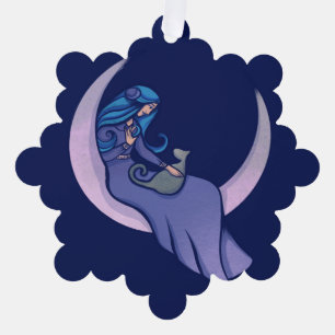 Adorno De Papel MoonChild, diosa de la luna pagana