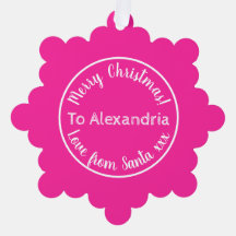 Navidades Aman Desde Santa Rosa Personalizado