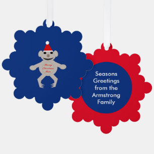 Adorno De Papel Navidades australianos Koala Bear Personalizado