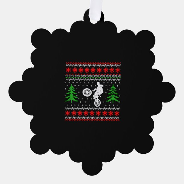 Adorno De Papel Navidades BMX (Anverso)