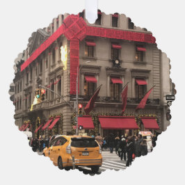 Adorno De Papel Navidades ceden en la Quinta Avenida Nueva York NY