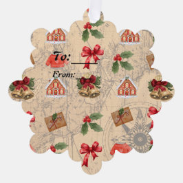 Adorno De Papel Navidades clásicos