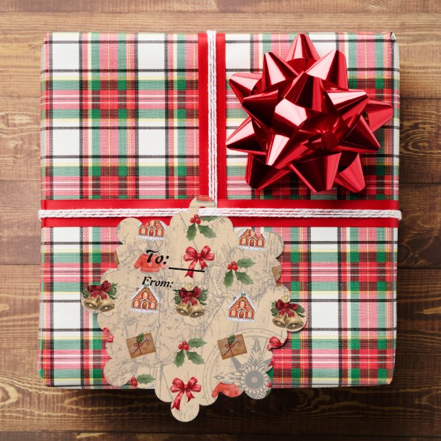 Adorno De Papel Navidades clásicos (Insitu (Regalo))