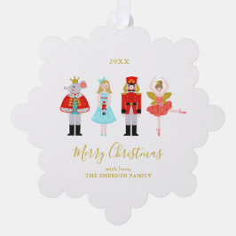 Adorno De Papel Navidades de acuarela Personalizado de desnudos