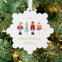 Adorno De Papel Navidades de acuarela Personalizado de desnudos