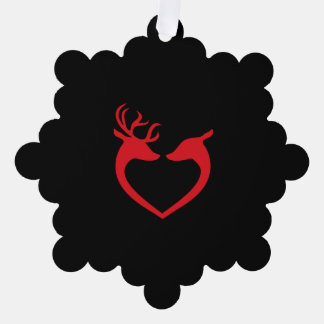 Adorno De Papel navidades de amor por los renos