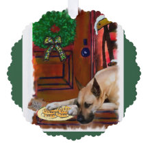 Navidades de Fawn Great Dane