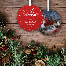 Navidades de fotografía de Navidades Red Meowy