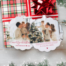 Navidades de fotografía familiares de 2 guiones ro
