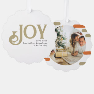 Adorno De Papel Navidades de fotos divertidas personalizadas