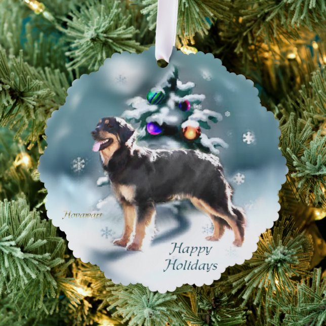 Adorno De Papel Navidades de Hovawart (Insitu (árbol))