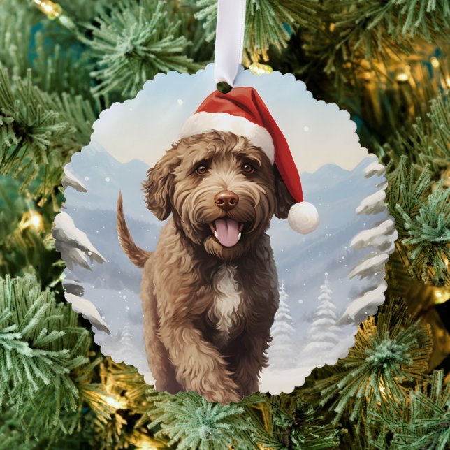Adorno De Papel Navidades de Lagotto Romagnolo (Insitu (árbol))