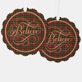 Adorno De Papel Navidades de MacDonald Kingsburgh Scottish Tartan