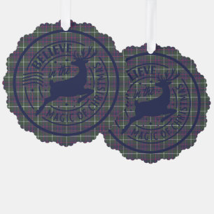 Adorno De Papel Navidades de MacIntyre Hunting Modern Scottish Tar