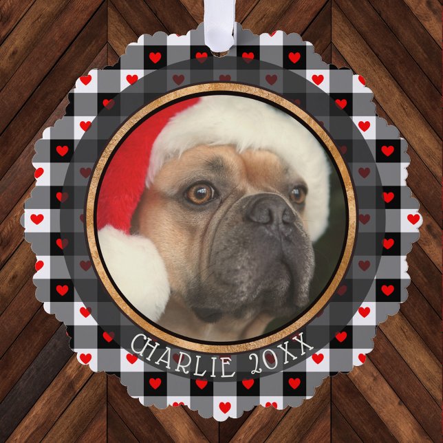 Adorno De Papel Navidades de Mascotas de perro Personalizado de bú (Subido por el creador)